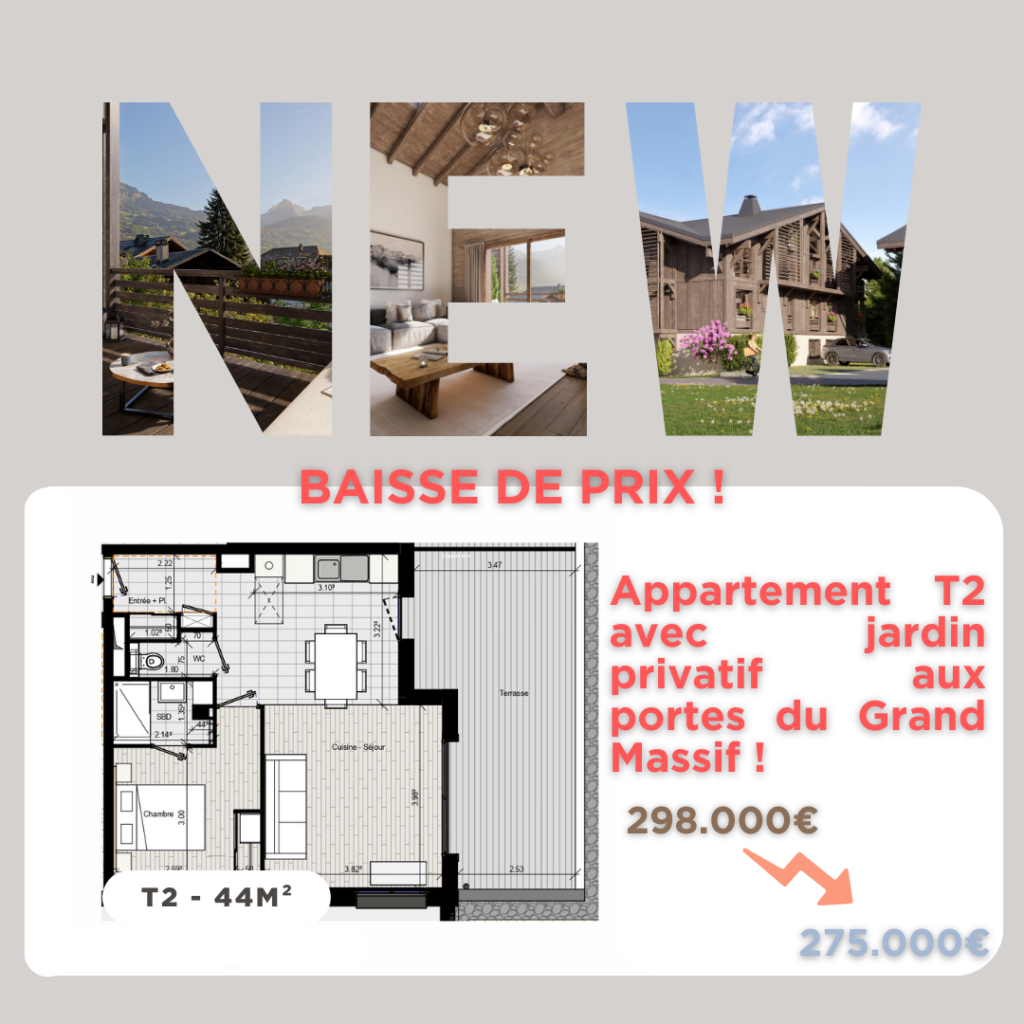 Baisse de prix appartement T2 !
